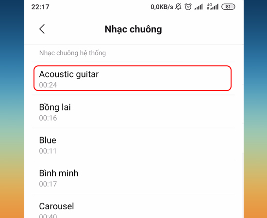 Hướng dẫn cài nhạc chuông cho điện thoại Xiaomi