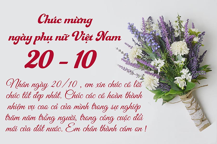 Những hình ảnh đẹp ngày 20/10